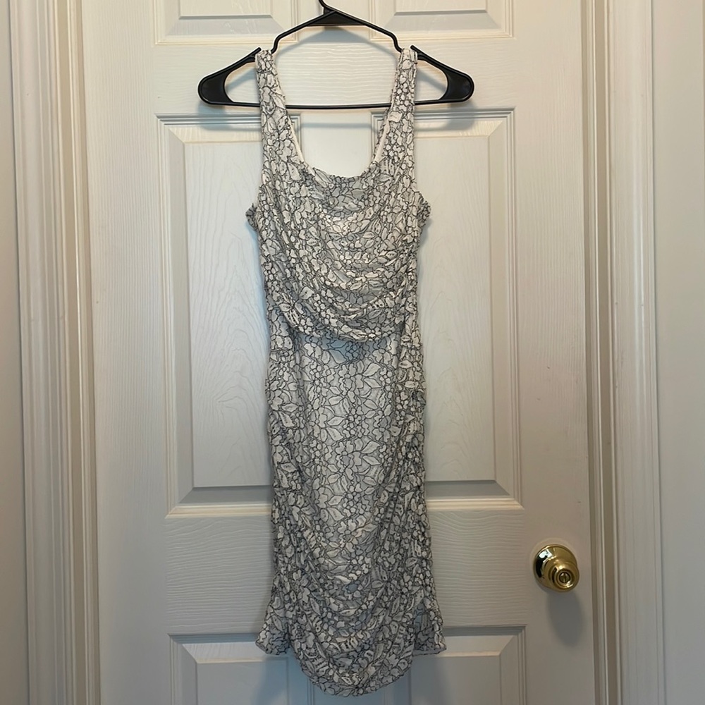 White semi-formal dress